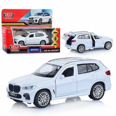 Машина металлическая Технопарк BMW X5 M-Sport 12 см, открываются двери, багажник, белый (X5-12-WH)