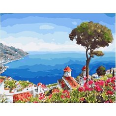 Картина по номерам Теплое южное море 40х50 см Hobby Home