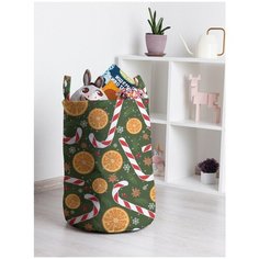 Корзина для игрушек JoyArty "Апельсины и карамельные трости" 35x50 см