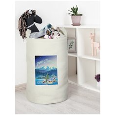 Корзина для игрушек JoyArty "Новогодняя открытка" 40x60 см