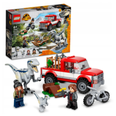 Конструктор LEGO Jurassic World 76946 Захват синего и бета-велоцираптора, 181 дет.