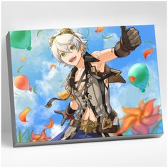 Картина по номерам 30х40 Геншин Беннет (28 цветов) CHR0184 Molly