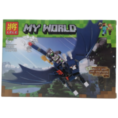 Конструктор My world Синий дракон От Виушки