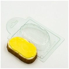 Бутерброд с маслом - формочка для мыла и шоколада из толстого пластика Any Molds