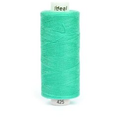 Нитки бытовые IDEAL, толщина 40/2, полиэстер 100%, 366м, цвет 425 св. зеленый
