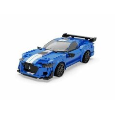 Радиоуправляемый конструктор CADA спортивный автомобиль Blue Knight 500 325 деталей C51077W