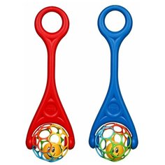 Игроленд Каталка с ручкой шар, h46см, ABS, PVC