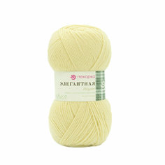 Пряжа Пехорка "Элегантная" №070 Ананас, 100% меринос, 100гр. 250м. 10шт.