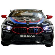 Металлическая машинка модель BMW M6 1:24 21 см / Металлическая коллекционная игрушка БМВ М6 с инерционным механизмом 18930 Haowan