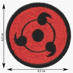 Нашивка, шеврон, патч (patch) Аниме, размер 6,5*6,5см, 1 шт. Rocknrolla