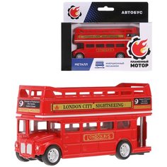 Пламенный мотор двухэтажный Лондонский автобус (красный)