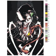 Картина по номерам T658 "Веном в симбиозе с Джокером" 40х60 Brushes Paints
