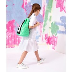 Рюкзак стеганый из плащовки зеленый Gulliver, для девочек, размер One size, мод 12302GMA2001