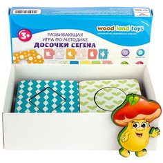 Развивающая игра по методике "Досочки Сегена №3" Woodland