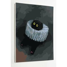 Картина по номерам на стену "Кот Кевин" Ванесса Стокард Раскрасим сами