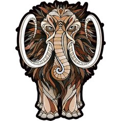 Пазл Eco Wood Art Мастодон Мамонт L, 310 дет., разноцветный