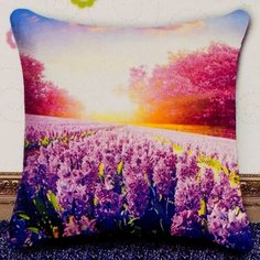 Алмазная мозайка чехол для подушки 40x40 Лаванда Artcoco