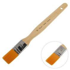 Завод художественных красок «Невская палитра» Кисть "Сонет" № 25, синтетика, флейцевая, короткая ручка, b24 мм