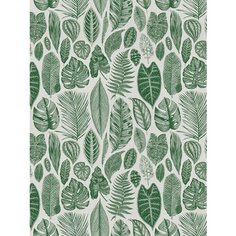 Отрезная ткань для мебели Ambesonne "Листовая ботаника" метражом для рукоделия и шитья, оксфорд, 155 см