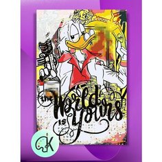 Картина по номерам на холсте Scrooge Mcduck Art 2, 40 х 60 см КУЛЬТУРА ЦВЕТА