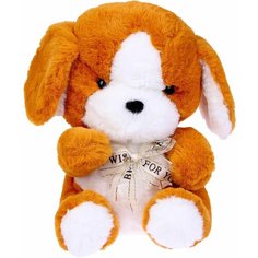 Мягкая игрушка Пёсик с бантом , цвета Микс Denco Store
