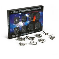 Головоломка металлическая "Природные явления" набор 8 шт. Нет бренда