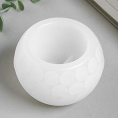 --- Молд силикон "Подсвечник шар с кругами" 8,6х8,6х6,2 см