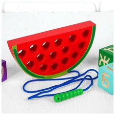 Игрушка развивающая "Арбуз" 3×18×18 см Нет бренда