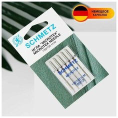Иглы для бытовых швейных машин, микротекс, N80, 5 шт Нет бренда
