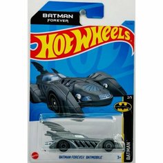 Машинка Hot Wheels коллекционная BATMAN FOREVER BATMOBILE серый HKJ73