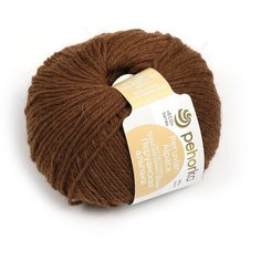 Пряжа для вязания Пехорка перуанская альпака, меринос шерсть, 10х50 г, 150 м, светло-коричневый (ПЕх. ПЕР. АЛ.416)