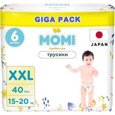 MOMI COMFORT CARE трусики-подгузники XXL (15-20 кг) GIGA, 40 шт