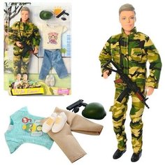 Кукла DEFA Lucy Кевин военный, с аксессуарами (956046YS)