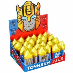 Точилка с ластиком, пластиковая, Трансформеры Hasbro