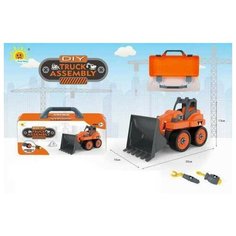 Машинка-конструктор "Собери сам "Трактор", в чемоданчике Junfa Toys
