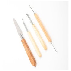 Набор инструментов для лепки, 4 штуки Calligrata