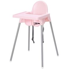 Стульчик для кормления, Розовый, ANTILOP IKEA ИКЕА