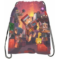 Мешок для обуви Майнкрафт - Minecraft № 1 Bugrikshop