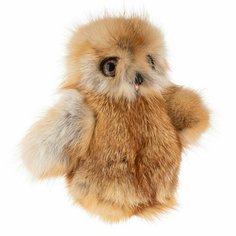 Мягкая игрушка сова из меха лисы Holich Toys