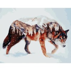 Картина по номерам Волчий мир 40х50 см АртТойс