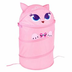 Корзина для игрушек "Котенок" с ручками и крышкой 1598849 Школа талантов