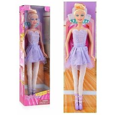 Кукла балерина 30см в фиолетовом платье, арт.191267 Shantou City Daxiang Plastic Toys