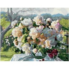 Картина по номерам Букет в летнем саду 40х50 см АртТойс