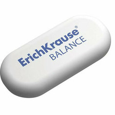 Ластик (ErichKrause) Balance 50*23*9мм белый арт.34638. Количество в наборе 24 шт.