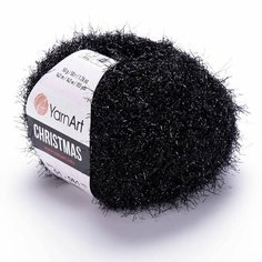 Пряжа YARNART Christmas YarnArt, черный - 01, 100% полиамид, 10 мотков, 50 г, 142 м.