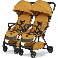 Leclerc Baby Прогулочная коляска для двойни Influencer Air (Golden Mustard)