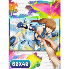 Картина по номерам на холсте игры dead or alive 5 - 12129 60х40