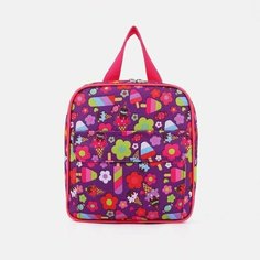 Рюкзак на молнии, наружный карман, цвет сиреневый ЗФТС