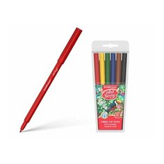 Фломастеры 6 цв. ErichKrause ArtBerry Super Washable ПВХ 33049 блистер (1/24)