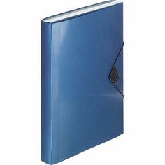 Папка-органайзер Attache Metallics (А4, 6 отделений, 345х240мм) синяя